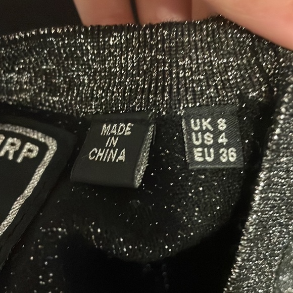 Superdry Black Sparkly Dress - Picture 4 of 4